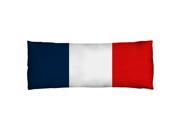 French Flag Microfiber Body Pillow