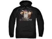 Three Stooges Nyuk Dynasty 2 Mens Pullover Hoodie