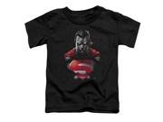 Superman Heat Vision Charged Little Boys Toddler Shirt