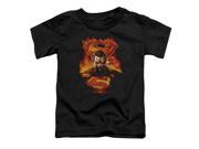 Superman Man On Fire Little Boys Toddler Shirt