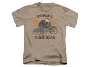 Trevco Popeye King Of The Road Short Sleeve Juvenile 18 1 Tee Sand Small 4