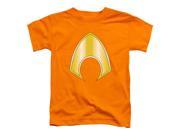 Jla Aquaman Logo Little Boys Toddler Shirt