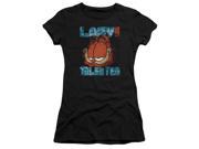 Garfield Lazy But Talented Distressed Juniors Premium Bella Shirt