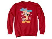 Looney Tunes One Smart Chick Mens Crew Neck Sweatshirt