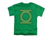 Trevco Dc Gl Emblem Short Sleeve Toddler Tee Kelly Green Large 4T