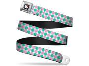 Hello Kitty W Red Bow Full Color Black Hello Kitty Bubbles White Pink Green Seatbelt Belt Hello Kitty W Red Bow Full Color Black Hello Kitty Bubbles White Pink Green Seatbelt Belt