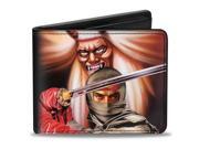Sega Genesis The Revenge Of Shinobi Box Cover Art Bi Fold Wallet Sega Genesis The Revenge Of Shinobi Box Cover Art Bi Fold Wallet
