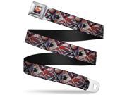 New 52 Superman Pose Geometric Full Color New 52 Superman Logo Silhouette Seatbelt Belt New 52 Superman Pose Geometric Full Color New 52 Superman Logo Silhouette Seatbelt Belt