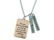 UPC 707581830377 product image for Harry Potter Albus Dumbledore Quote Necklace | upcitemdb.com