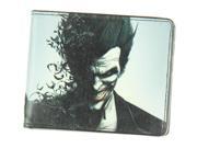 DC Comics Arkham Origins Joker Face/Bats Bi-Fold Wallet DC Comics Arkham Origins Joker Face/Bats Bi-Fold Wallet
