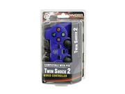 Hydra Performance® PS2 Wired Analog Controller TWINSHOCK for Sony PlayStation 2 BLUE