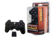 Hydra Performance® Wireless Controller 2.4G Black Compatible with Sony Playstation 2 PS2
