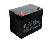Pride 1120 12V 75Ah Wheelchair Battery This is an AJC Brand® Replacement