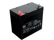 Sunrise QM 715HD Power 12V 55Ah Wheelchair Battery This is an AJC Brand® Replacement