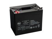 American Vermerien AGM1280T 12V 75Ah Wheelchair Battery This is an AJC Brand® Replacement