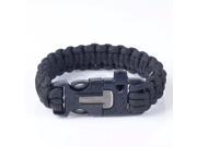 Features Item Condition 100%Brand newCommercial Type III 7 stand paracord Whistle BuckleParacord bracelet with Flint Fire StarterScraper can be used as knife