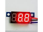0.36 DC 0 30.0V 3 line Red Digital Voltmeter Tester Panel Mini Size