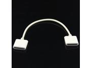 Baaqii White Dock Extender Sync Data Transfer Charge Adapter Female Cable 4?Phone4 4S