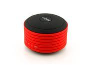 Urge Basics Bluetooth Disc Speaker with Built in Mic Red Black