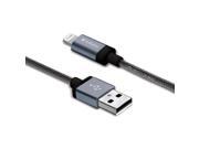 Verbatim Sync & Charge Lightning Cable, 11-Inch Braided Black 99215 Verbatim Sync & Charge Lightning Cable, 11-Inch Braided Black 99215