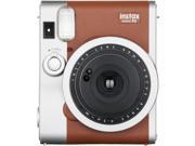 Fujifilm - MINI90BRN CANDY KIT - Instax Mini 90 Camera Brown With 1 Pack Mini Candypop Film