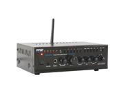 PYLE PTAUWIFI46 - Compact WiFi Amplifier Receiver  Wireless Music Streaming Amp System with Mic Paging/Mixing  240 Watt