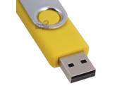 Lot10 10 Pcs 10x Yellow 1GB 1G USB 2.0 Flash Memory Drive Thumb Swivel Fold Design Rotating U Disk
