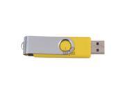 Lot20 20 Pcs 20x Yellow 1GB 1G USB 2.0 Hi Speed Flash Memory Drive Thumb Swivel Fold Design Rotating USB2.0 U Disk Stick