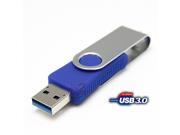NEW 16GB Blue High Speed Swivel USB 3.0 Flash Drive Memory Thumb Stick USB3.0 Pen Drives 16G Storage U Disk Gift