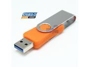 NEW 16GB Orange High Speed Swivel Fold USB 3.0 Flash Drive Memory Rotate Thumb Stick USB3.0 Pen Drives 16G Storage U Disk Gift