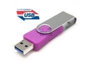 NEW 32GB Purple High Speed Swivel USB 3.0 Flash Drive Memory Thumb Stick Pen Drives 32G Storage U Disk Gift