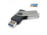 NEW 32GB Black High Speed Swivel USB 3.0 Flash Drive Memory Thumb Stick Pen Drives 32G Storage U Disk Gift