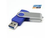 NEW 32GB Blue High Speed Swivel USB 3.0 Flash Drive Memory USB3.0 Rotate Flod Thumb Stick Pen Drives 32G Storage U Disk Gift