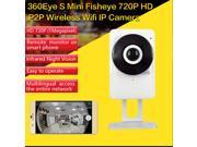 NEW EC1 Wireless Mini 720P HD IP Cam WiFi Network Home Security 185° Fisheye CCTV Panorama Camera Baby Monitor 2 Way Talk