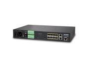 Planet MGSD 10080F 8 Port 100 1000X SFP 2 Port 10 100 1000T Managed Metro Ethernet Switch