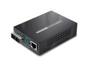 Planet GT 902 10 100 1000Base T to 1000Base SX Managed Media Converter SC MM 220 550m