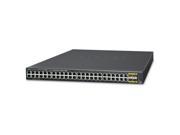 Planet GS 4210 48T4S IPv4 IPv6 48 Port 10 100 1000Base T 4 Port 100 1000MBPS SFP L2 L4 SNMP Manageable Gigabit Ethernet Switch