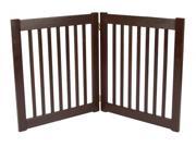 Two Panel EZ Pet Gate Small Mahogany 42220