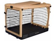 Deluxe Steel Dog Crate With Pad Medium