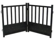 Royal Weave Freestanding Dog Gate Black DG3