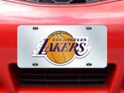 Fanmats NBA Los Angeles Lakers License Plate Inlaid 6 x12