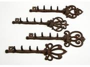 Cast Iron Key Hook Set of 4 0184S 0296