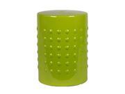 Glorious and Enchanting Green Colored Ceramic Stool