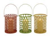 The Stunning Metal Candle Basket 3 Assorted