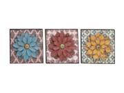 The Unbeatable Metal Wall Flower 3 Assorted