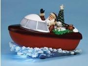 Mus 10 W Santa In Boat Figure