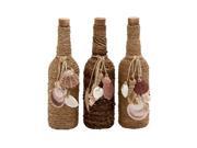 Classy Styled Glass Stopper Bottle 3 Assorted