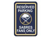 Buffalo Sabres Plastic Parking Sign