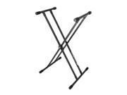 On Stage KS8191 Lok Tight Classic Double X Keyboard Stand