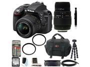 Nikon D3300 DSLR Camera with 18 55mm and 55 300mm Lens Bundle and 32GB Deluxe Accessory Kit